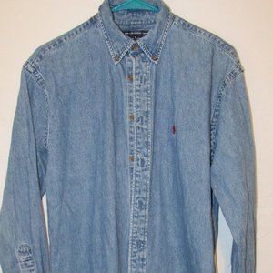 RALPH LAUREN SPORT DENIM SHIRT SIZE 8